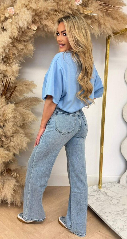 MUSTY CROPPED TOP ICEBLUE