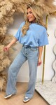 MUSTY CROPPED TOP ICEBLUE