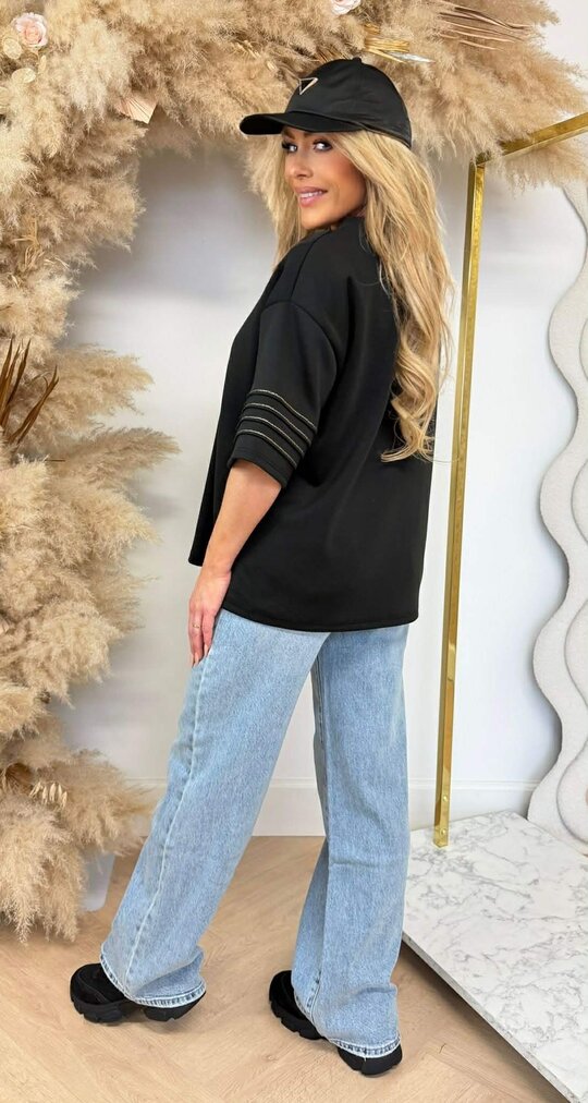 NAOMI GOLDY TEE BLACK