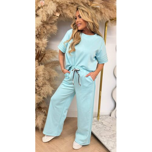 GOLDEN TWO PIECE SET AQUA