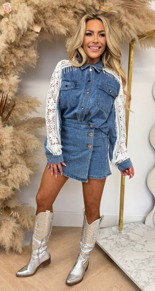 BOHO DENIM JACK 6016 DENIMBLUE