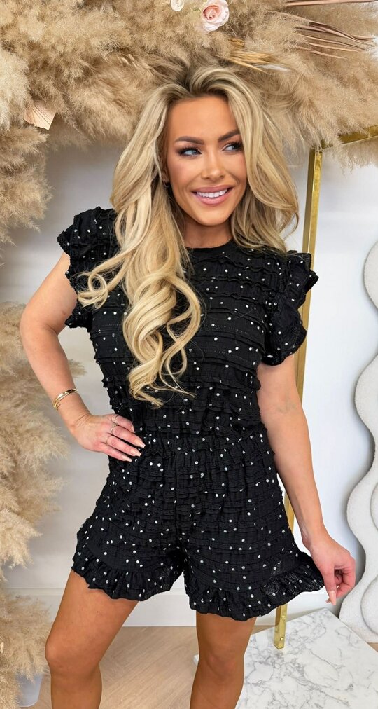 SPOTTED SET 2118 BLACK