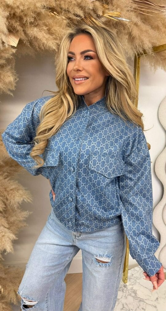 SOFT INSPIRED JACKET DENIMBLUE