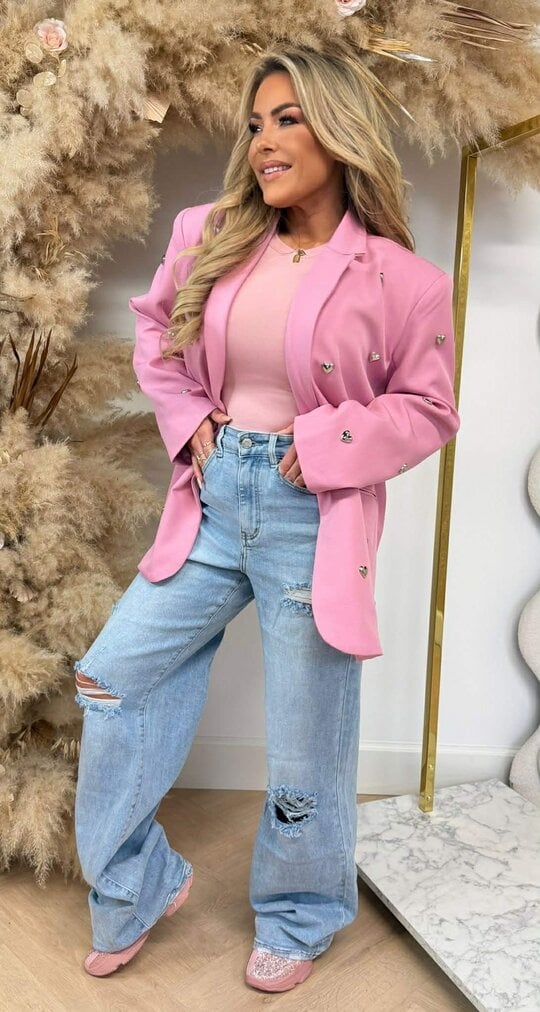 LUXURY HARTJES BLAZER L062 FUCHSIA