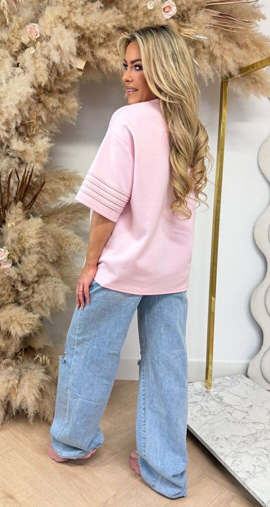 NAOMI GOLDY TEE PINK