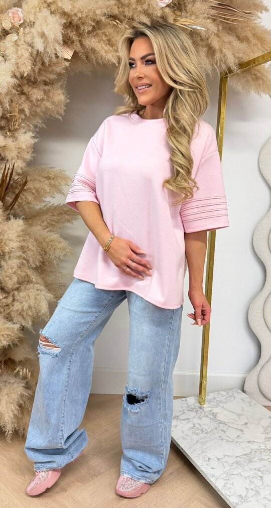 NAOMI GOLDY TEE PINK