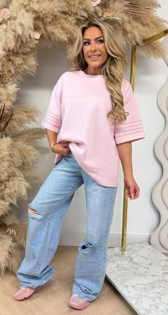 NAOMI GOLDY TEE PINK