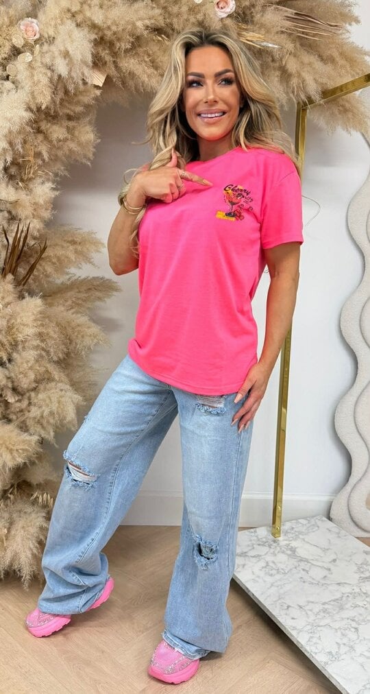 CHERRY SPRITZ TEE 8011042 NEONPINK