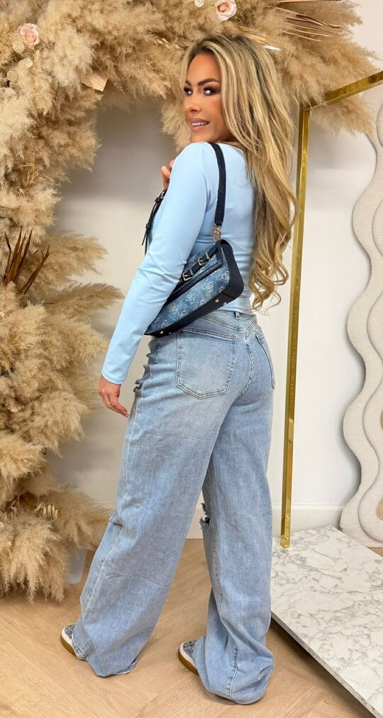 MAYE LONGSLEEVE TOP LIGHTBLUE MAYE LONGSLEEVE TOP LIGHTBLUE