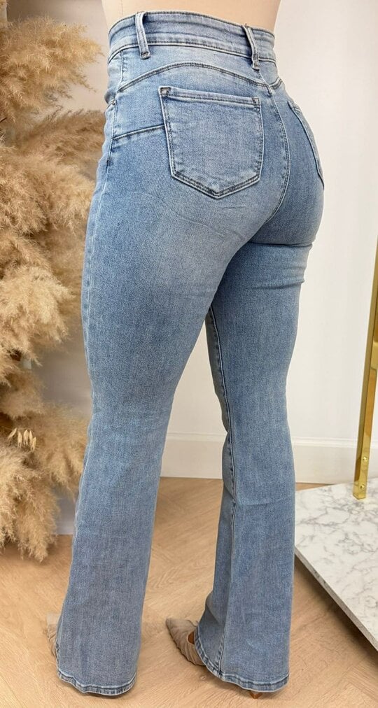HELLO FLARED JEANS 5373-3 DENIMBLUE