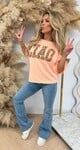 CIAO OVERSIZED SHIRT 1140-24 NEONPEACH