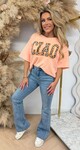 CIAO OVERSIZED SHIRT 1140-24 NEONPEACH