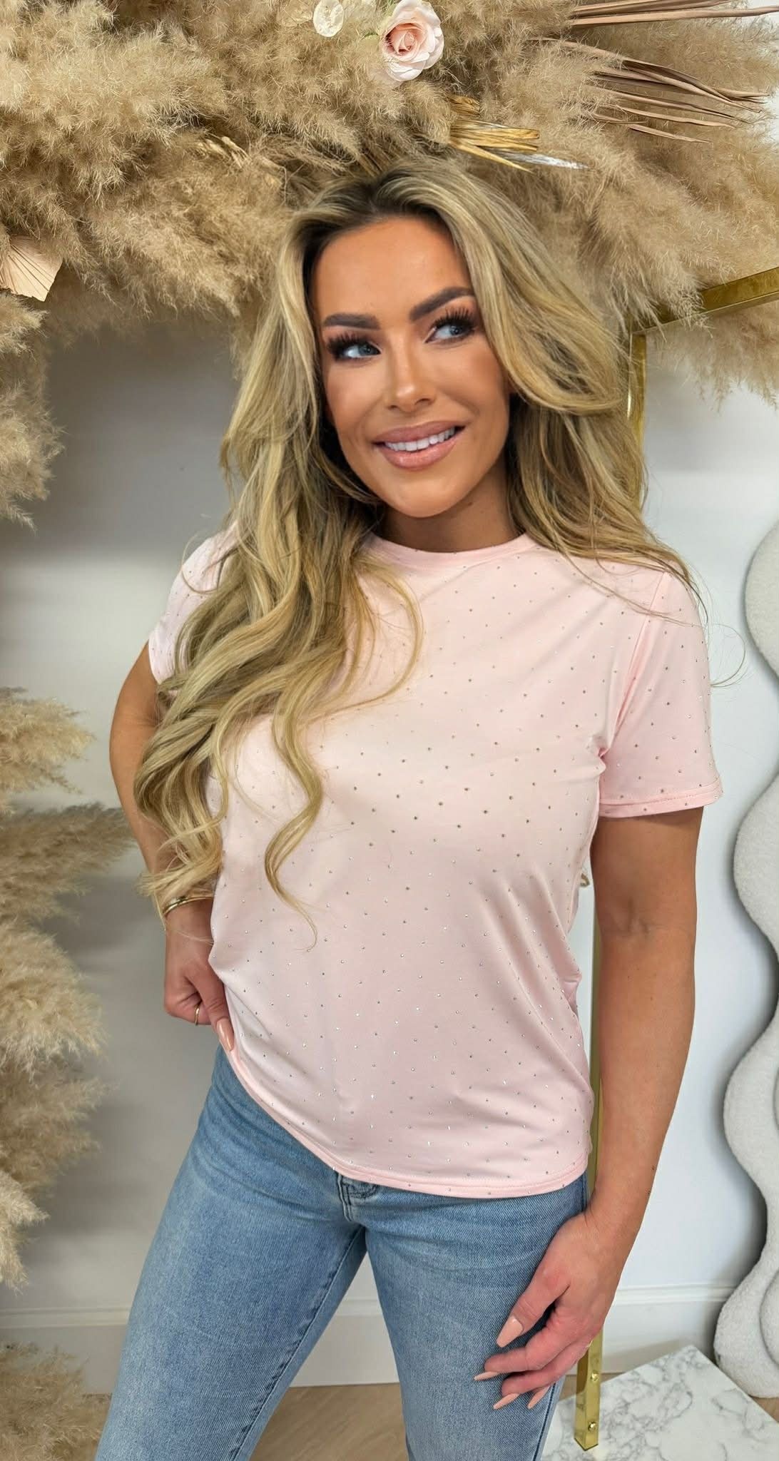 BY SWAN SPARKLE TEE 9368 PINK