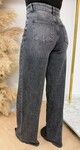 SUPER STRETCH WIDE LEG JEANS 8511-5 DARKGREY