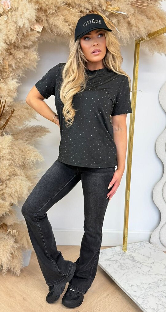 BY SWAN SPARKLE TEE 9368 BLACK