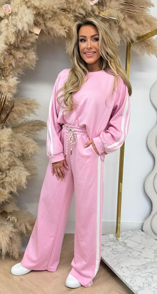 MAARTJE STRIPE SET PINK