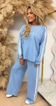 MAARTJE STRIPE SET ICEBLUE