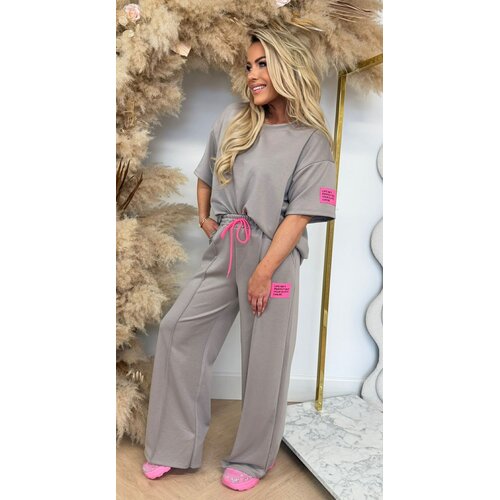 VIRAL LONG EMBLEEM SET TAUPE