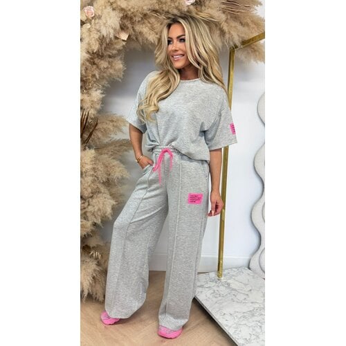 VIRAL LONG EMBLEEM SET GREY