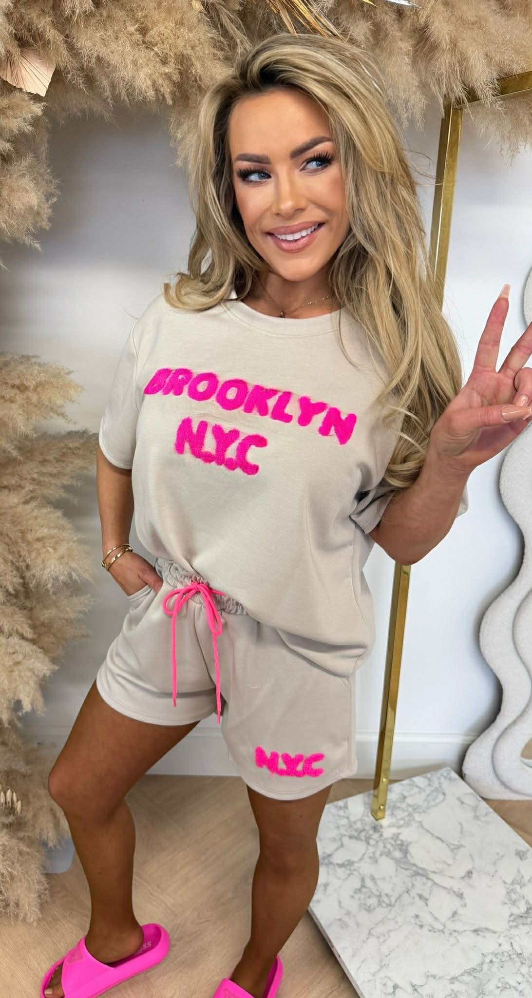 BROOKLYN NYC SET BEIGE