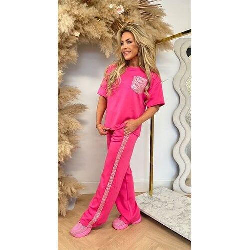 GLAMMY PINK POCKET SET FUCHSIA