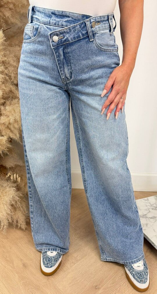SAAR WIDE LEG JEANS 1081 DENIMBLUE SAAR WIDE LEG JEANS 1081 DENIMBLUE