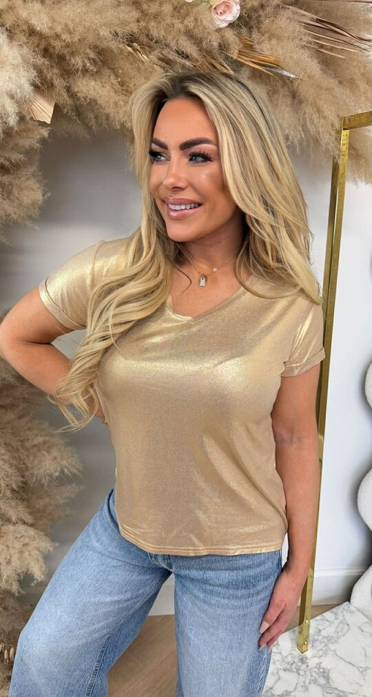 GLAM TEE 109 GOLD GLAM TEE 109 GOLD