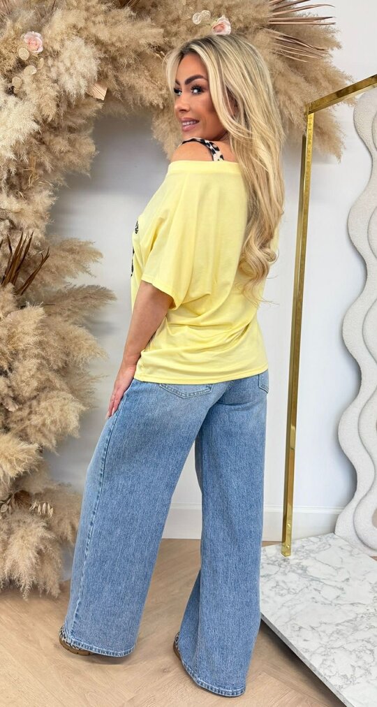 ANOUK LA LEOPARD 23 SHIRT YELLOW ANOUK LA LEOPARD 23 SHIRT YELLOW