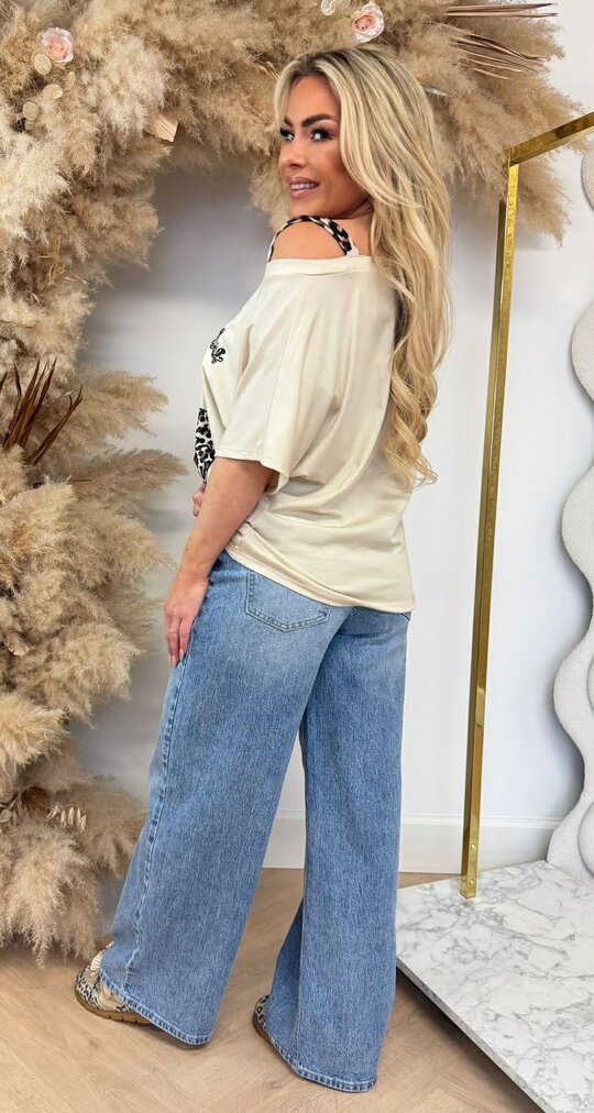 ANOUK LA LEOPARD 23 SHIRT BEIGE ANOUK LA LEOPARD 23 SHIRT BEIGE