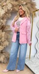 LACE SLEEVE BLAZER 5194 / 3394 PINK