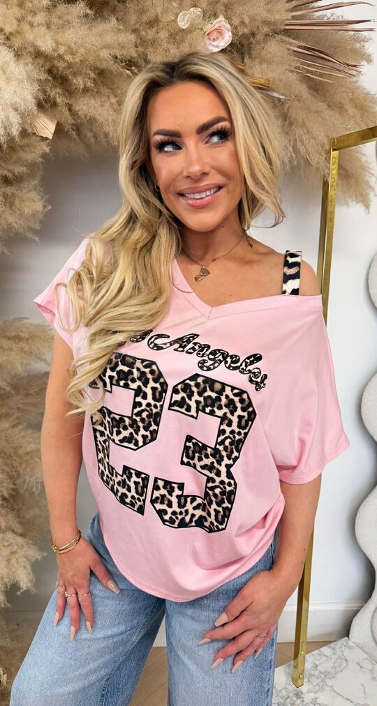 ANOUK LA LEOPARD 23 SHIRT PINK ANOUK LA LEOPARD 23 SHIRT PINK