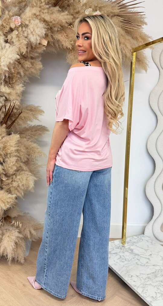 ANOUK LA LEOPARD 23 SHIRT PINK ANOUK LA LEOPARD 23 SHIRT PINK