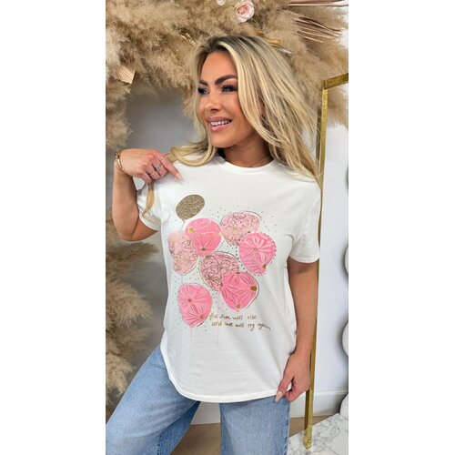 PRINTY BALLOONS TEE *L* PINK