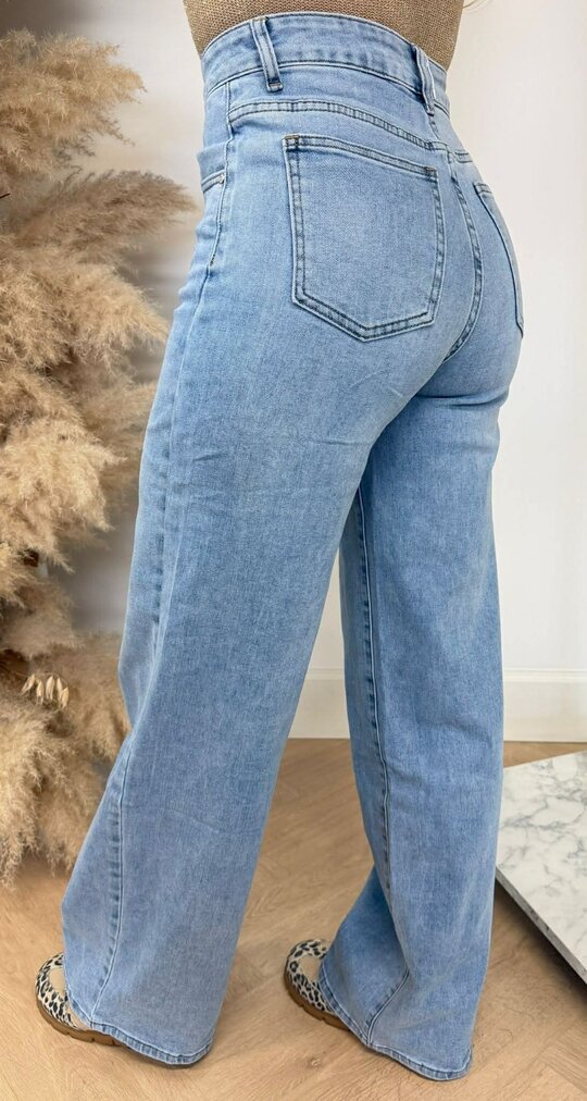 WIDE LEG JEANS HU0011 LIGHTDENIM