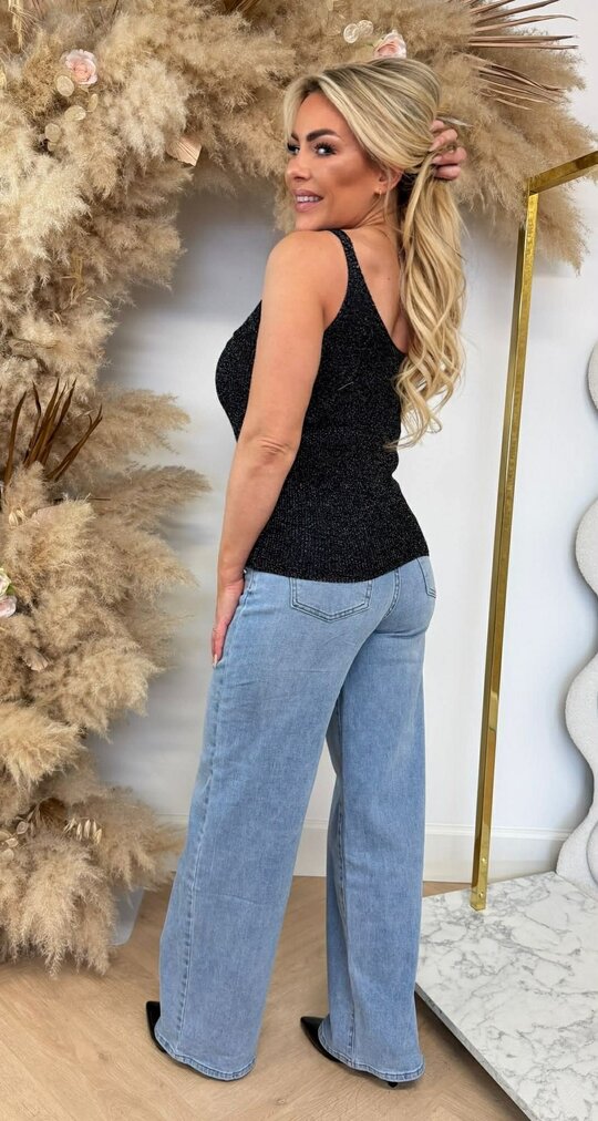 LUREX V TOP BLACK LUREX V TOP BLACK