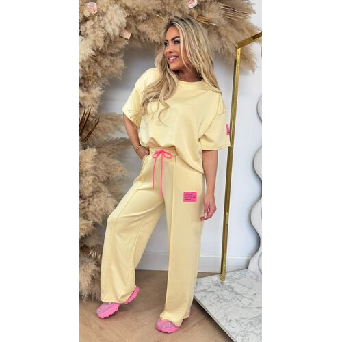 VIRAL LONG EMBLEEM SET BUTTERYELLOW