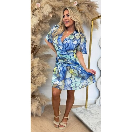 BOUTIQUE DRESS 4842 BLUE BOUTIQUE DRESS 4842 BLUE