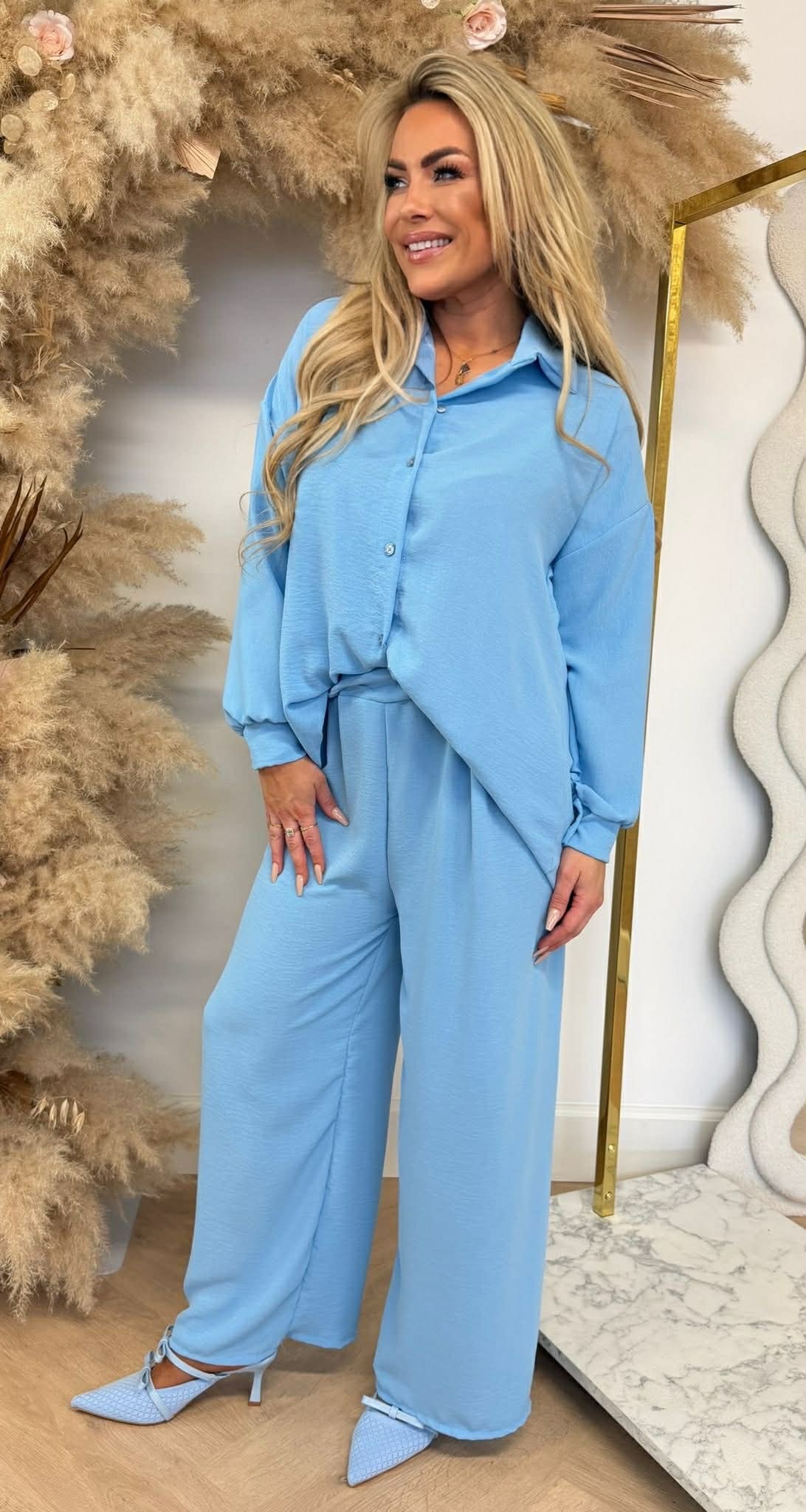 BASIC COTTON SET ICEBLUE