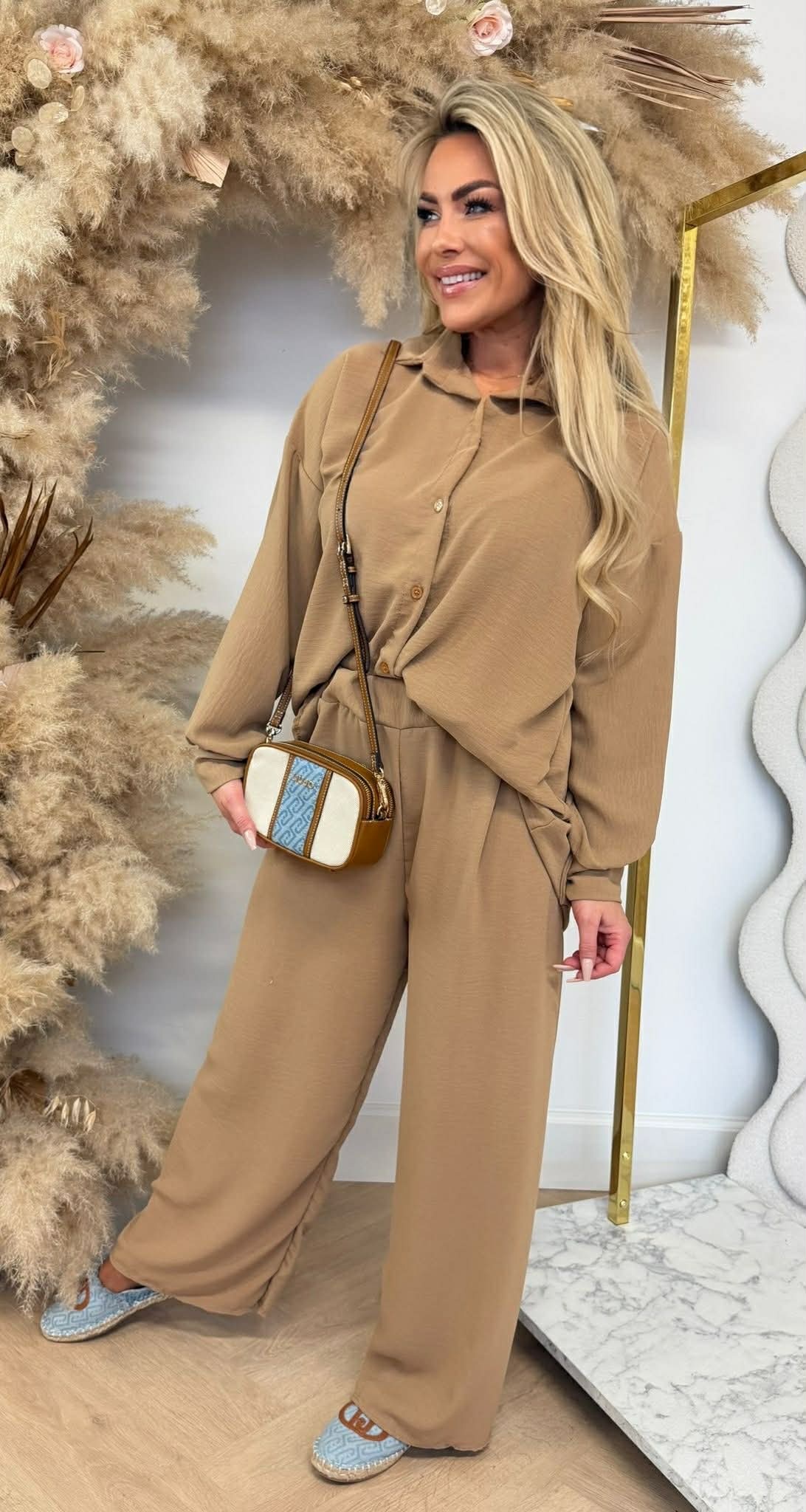 BASIC COTTON SET CAMEL