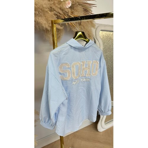 NEW SOHO STRIPE BLOUSE 7471 BLUE