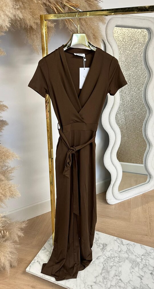 BY SWAN BASIC TRAVEL JUMPSUIT 7721 CHOCO