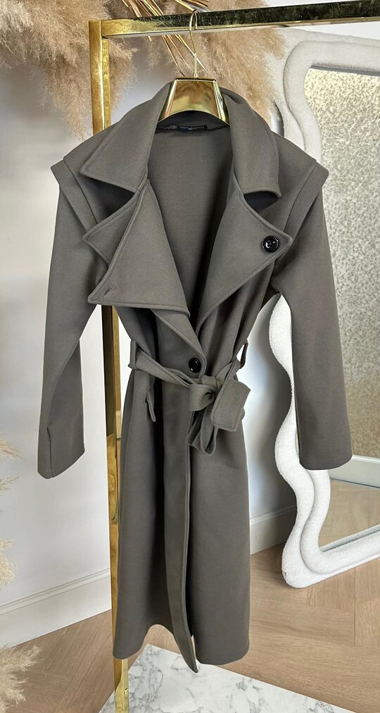 STEFANIE COAT TAUPE