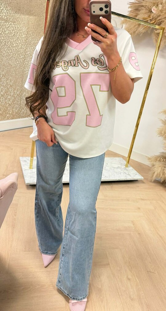 PIEN BASEBALL 79 TEE PINK