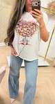 LITTLE HEARTS TREE SHIRT *L* PINK