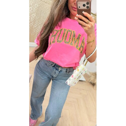 AMOR SMALL LEO TEE 6030-399 NEONPINK