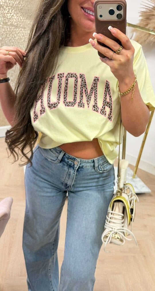 AMOR SMALL LEO TEE 6030-399 BUTTERYELLOW