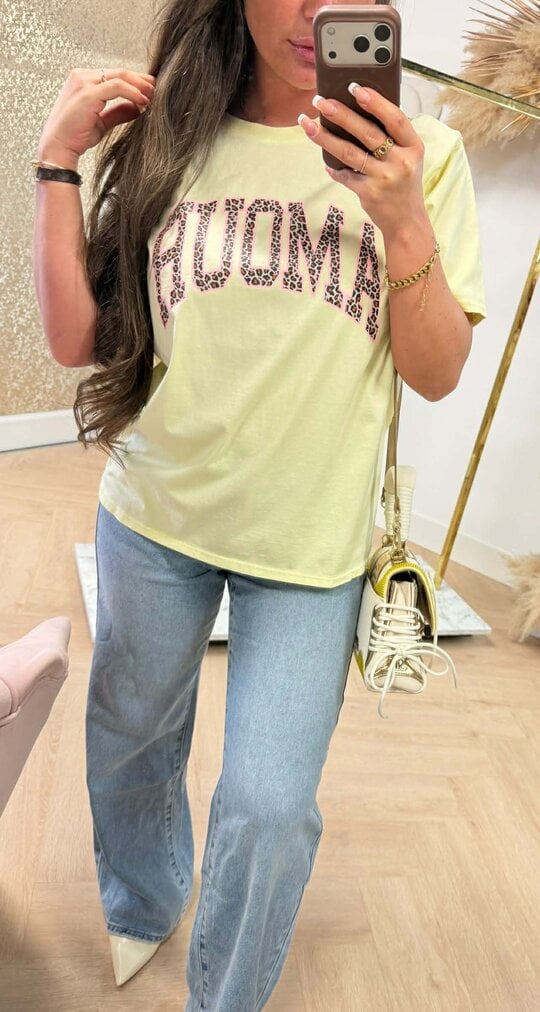 AMOR SMALL LEO TEE 6030-399 BUTTERYELLOW