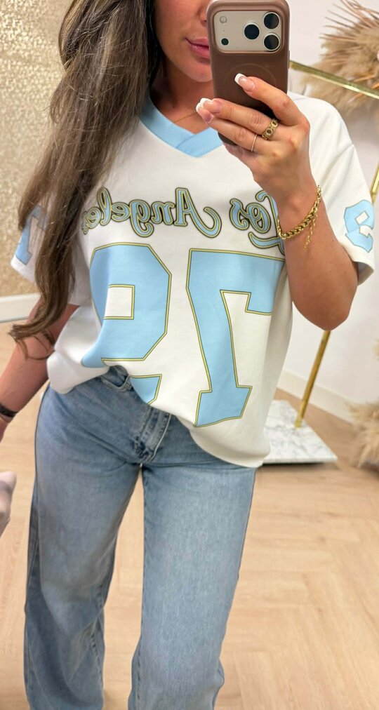 PIEN BASEBALL 79 TEE ICEBLUE