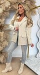 EMILY LACE BLAZER 52612 BEIGE