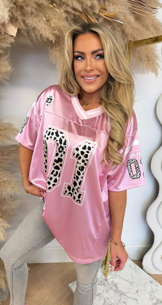 LEGENDARY 01 BASEBALL TEE LIGHTPINK